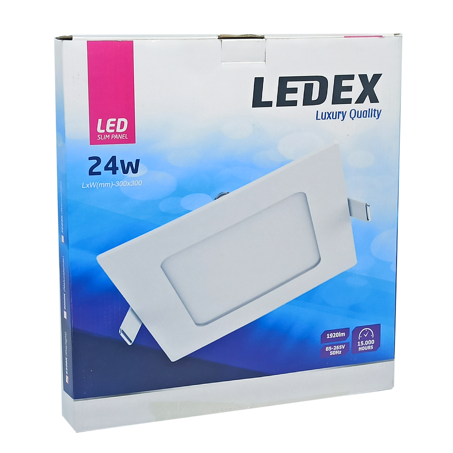 ლედ პანელი ოთხკუთხედი 24w 6500K — LED განათება